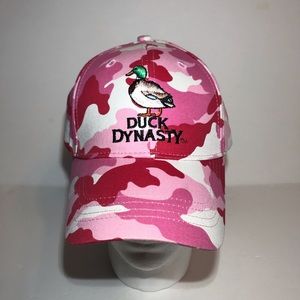 Duck Dynasty A&E Hat Adjustable Pink Camouflage